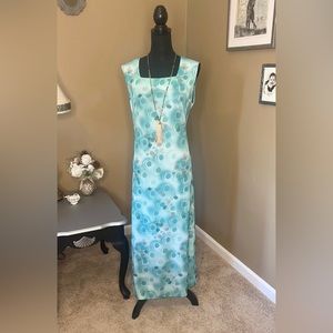 Vintage Hal Ferman Hostess/Maxi dress; Plus Size